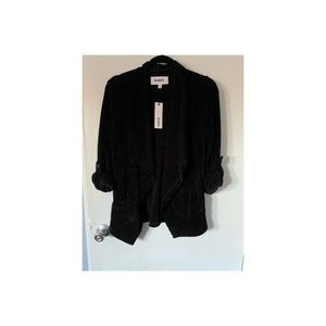 BB Dakota black corduroy, XS, very soft blazer